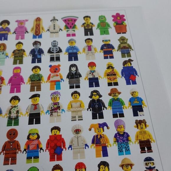 Lego LEGO Minifigure‎ Puzzle (1000 piece) 25in.Wx20in.H Chronicle Books - Picture 6 of 9